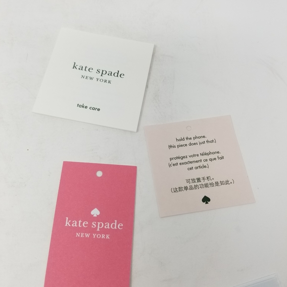 Kate Spade NEW Black Zip Wristlet Fits Phone - Picture 5 of 13